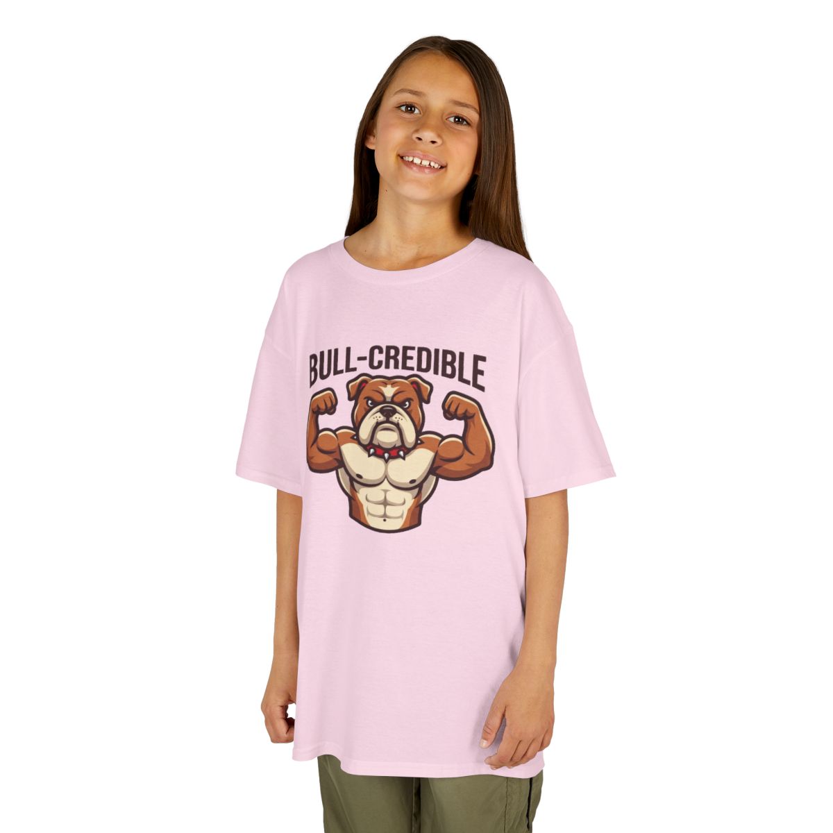 Color: Light Pink | Bull Credible Kids Tee