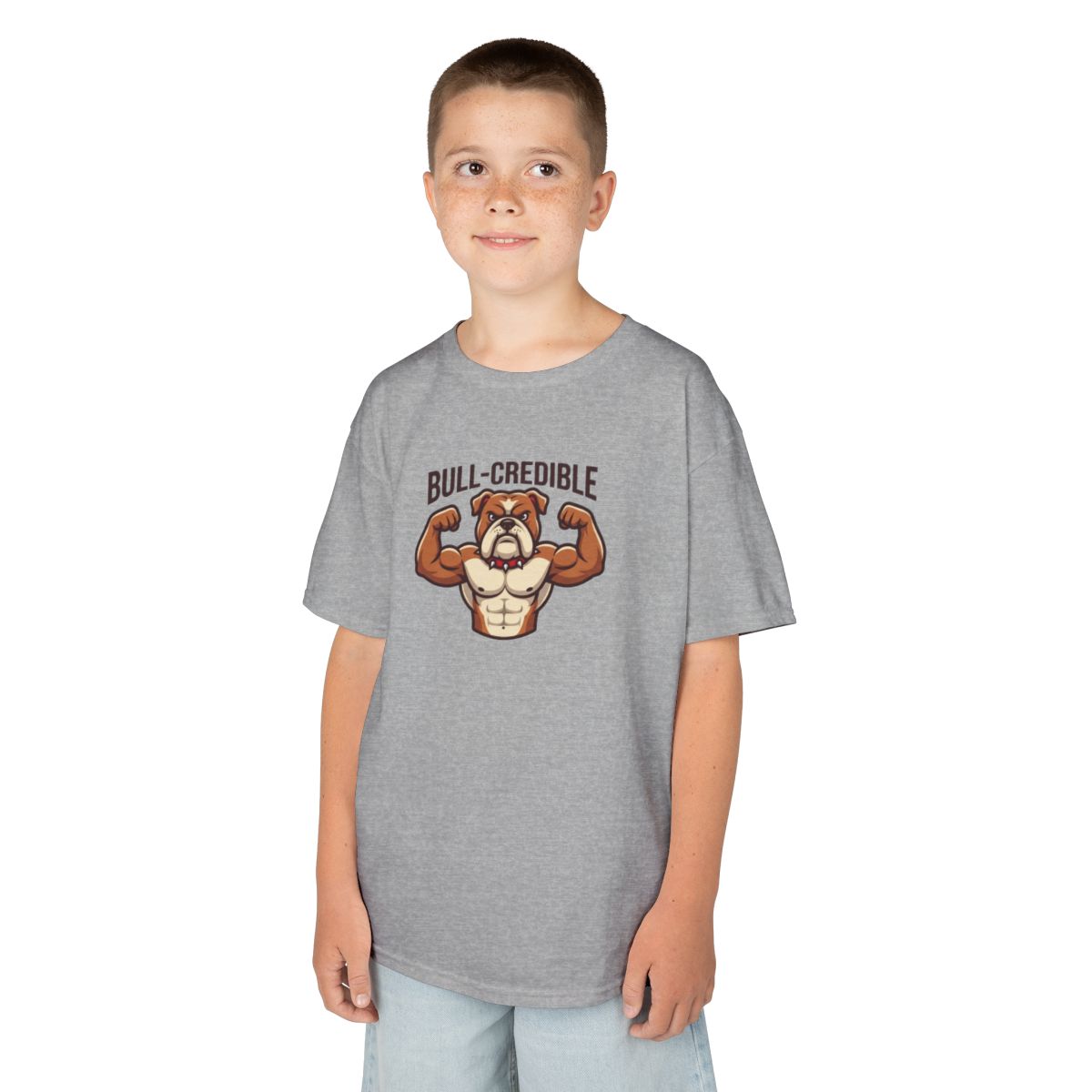 Color: Sport Grey | Bull Credible Kids Tee