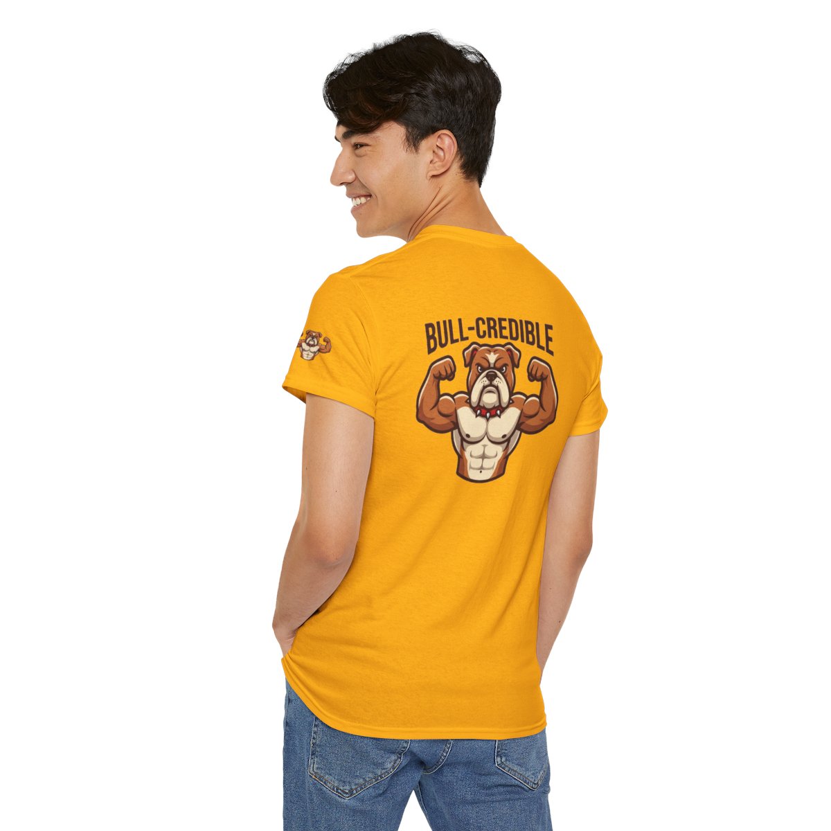 Color: Gold | Bull Credible Premium Graphic Tee