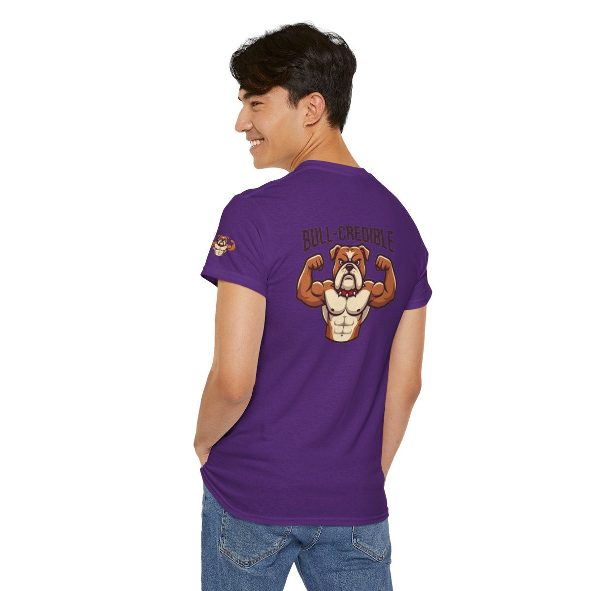 Color: Purple | Bull Credible Premium Graphic Tee
