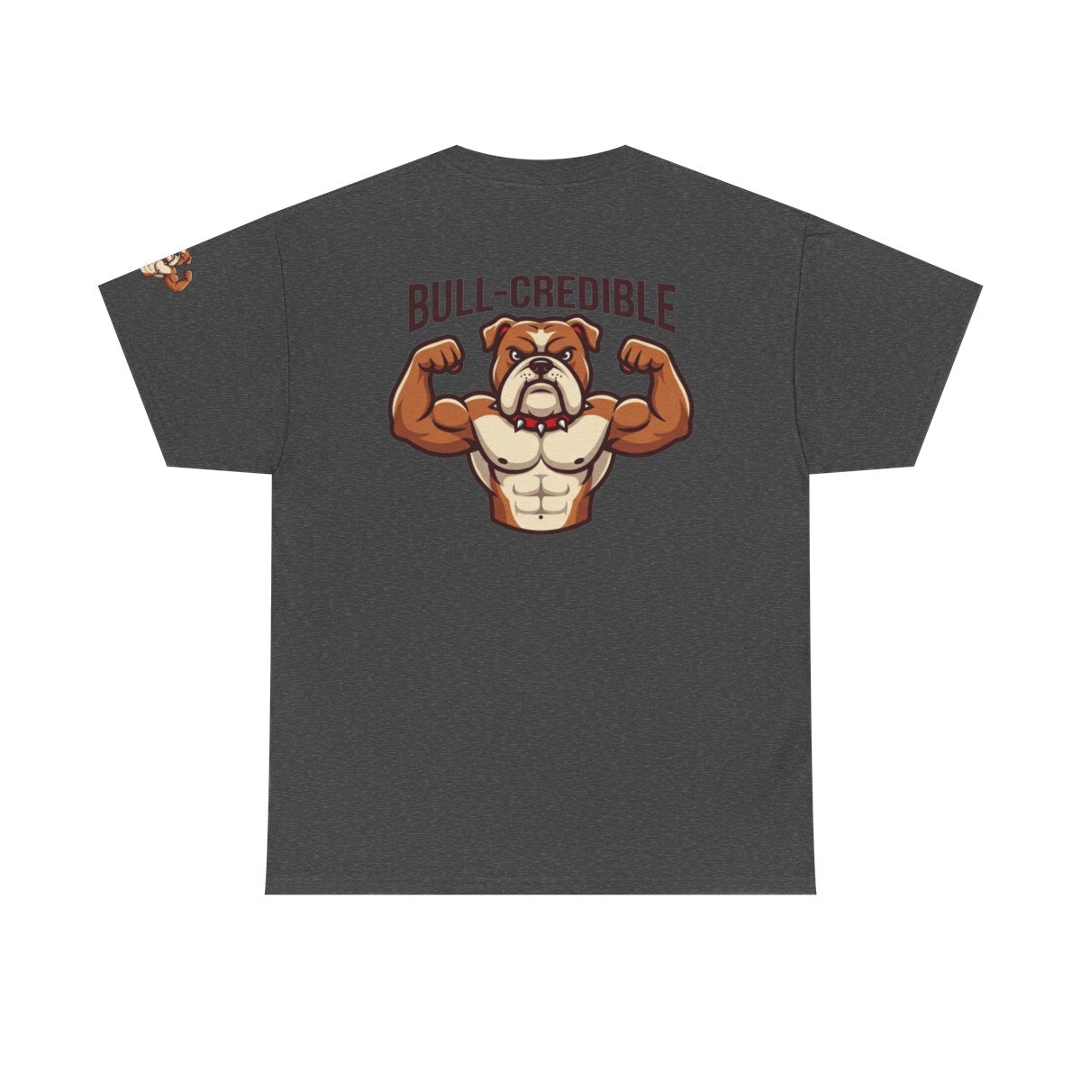 Color: Dark Heather | Bull Credible Premium Graphic Tee