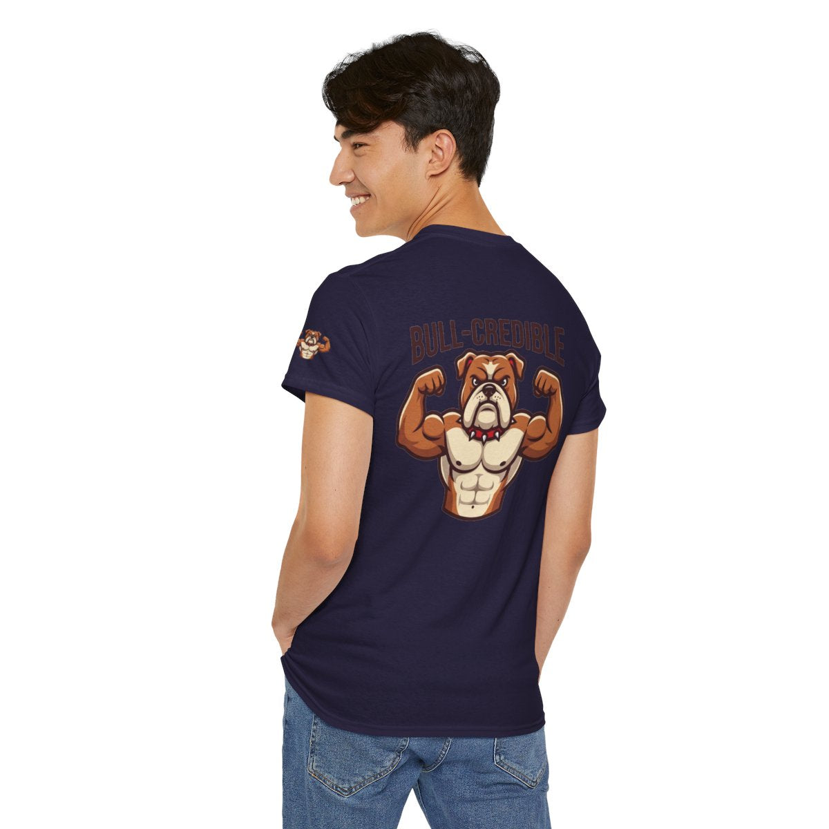Color: Blackberry | Bull Credible Premium Graphic Tee