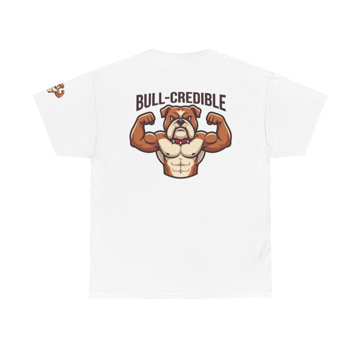 Color: White | Bull Credible Premium Graphic Tee