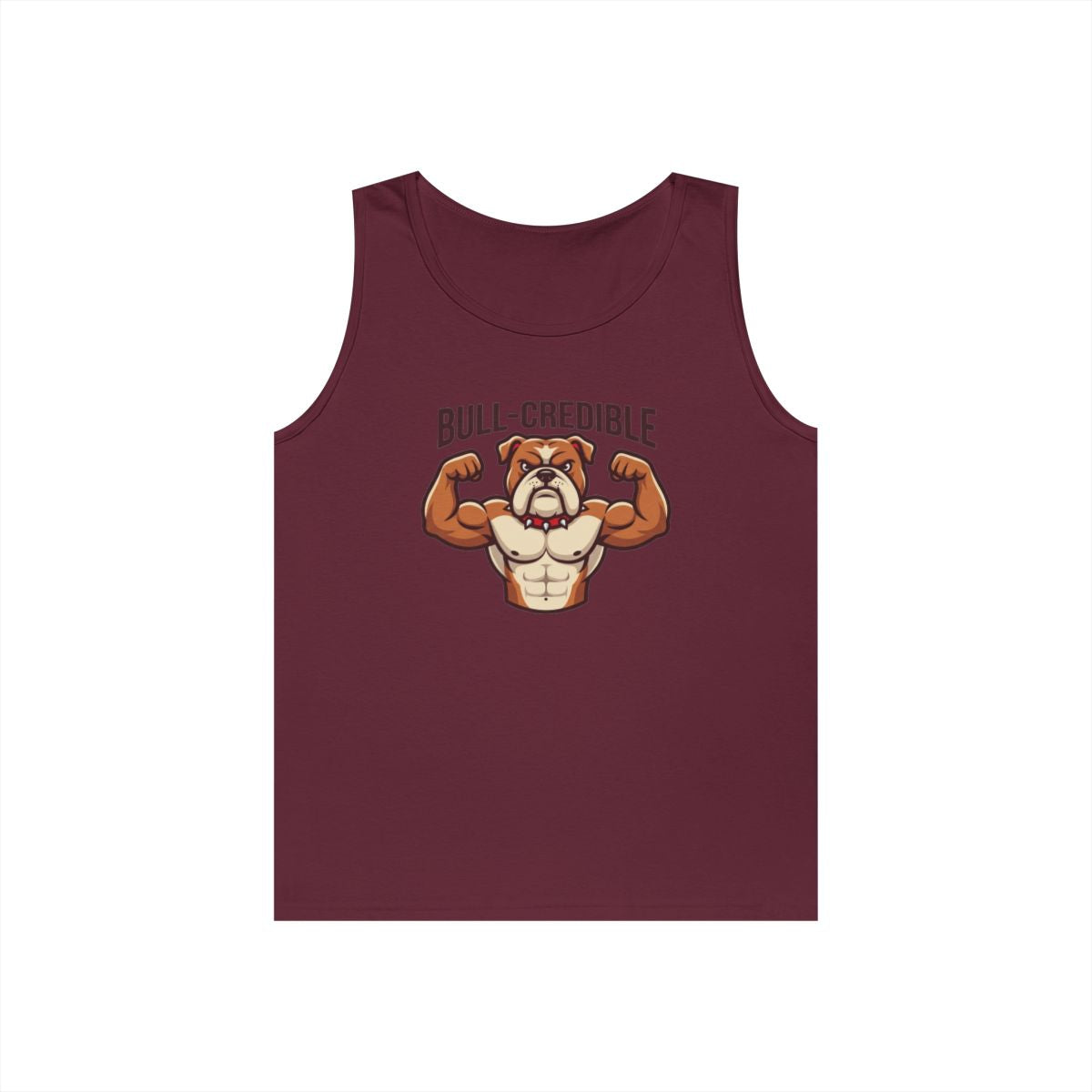 Color: Maroon | Bull Credible Tank Top