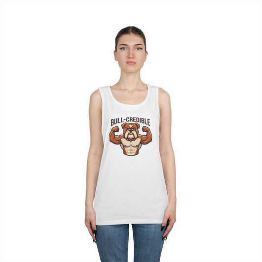 Color: White | Bull Credible Tank Top