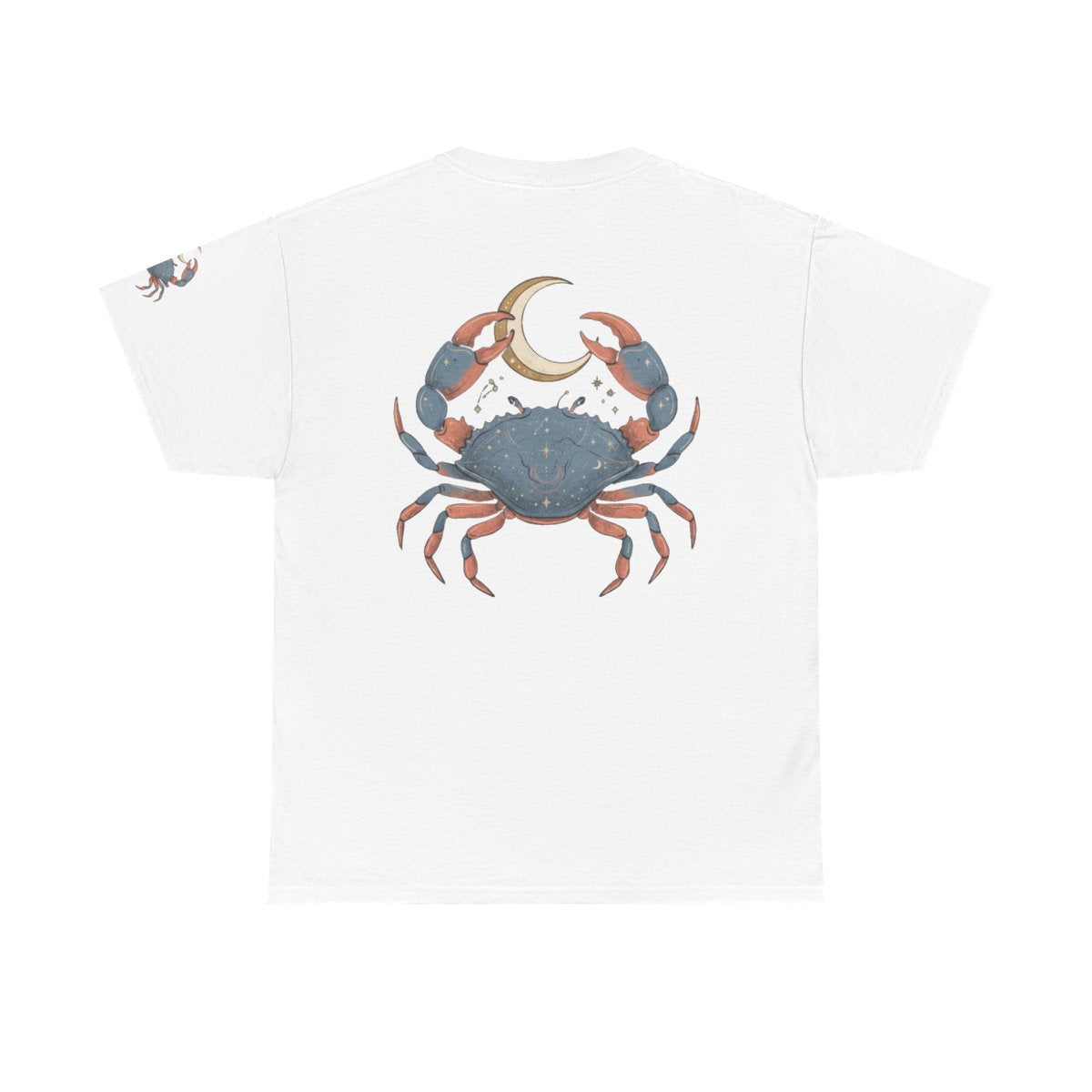 Color: White | Cancer The Moon Child Crab Premium Graphic Tee