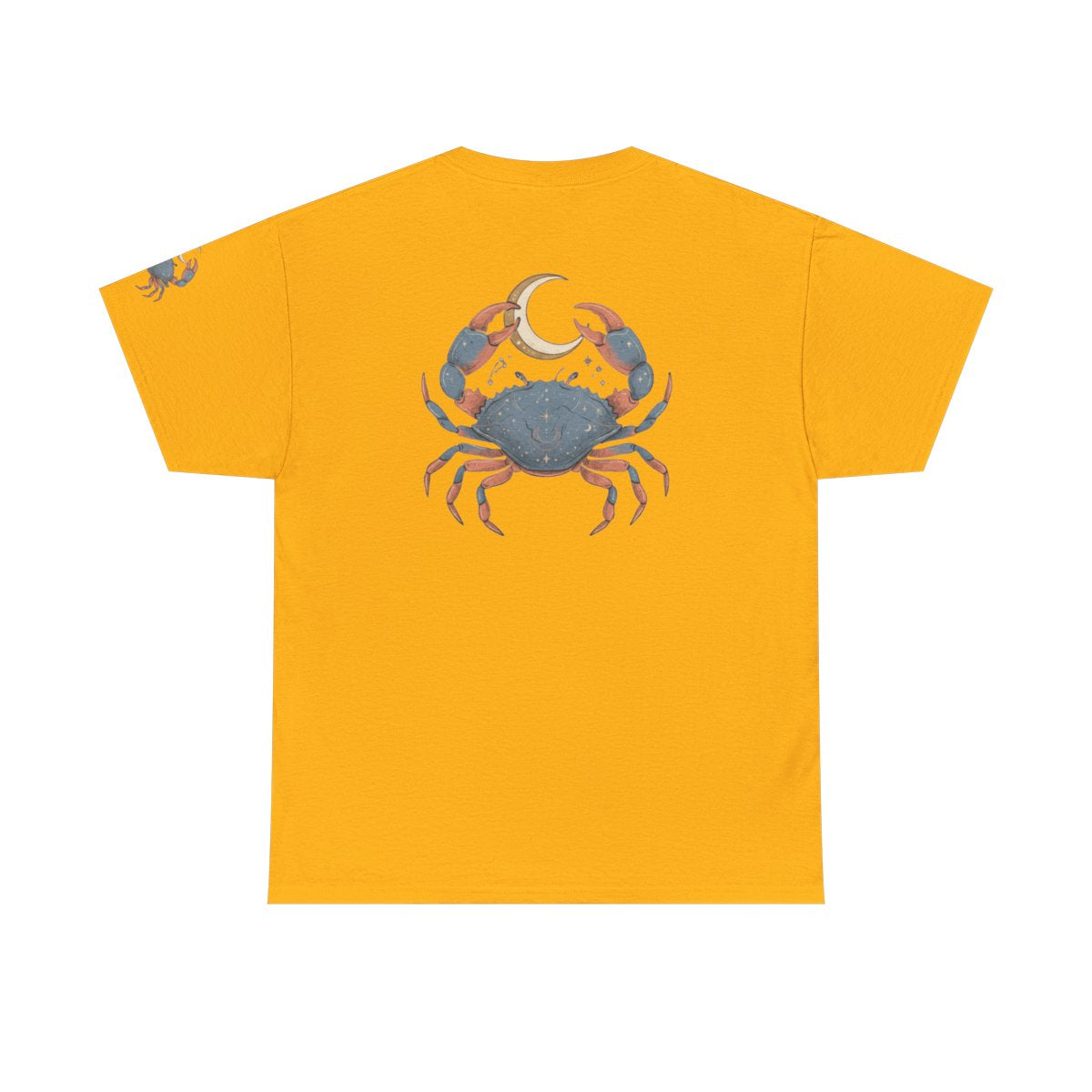 Color: Gold | Cancer The Moon Child Crab Premium Graphic Tee