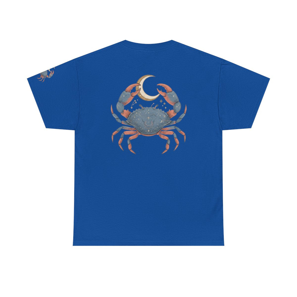 Color: Royal | Cancer The Moon Child Crab Premium Graphic Tee