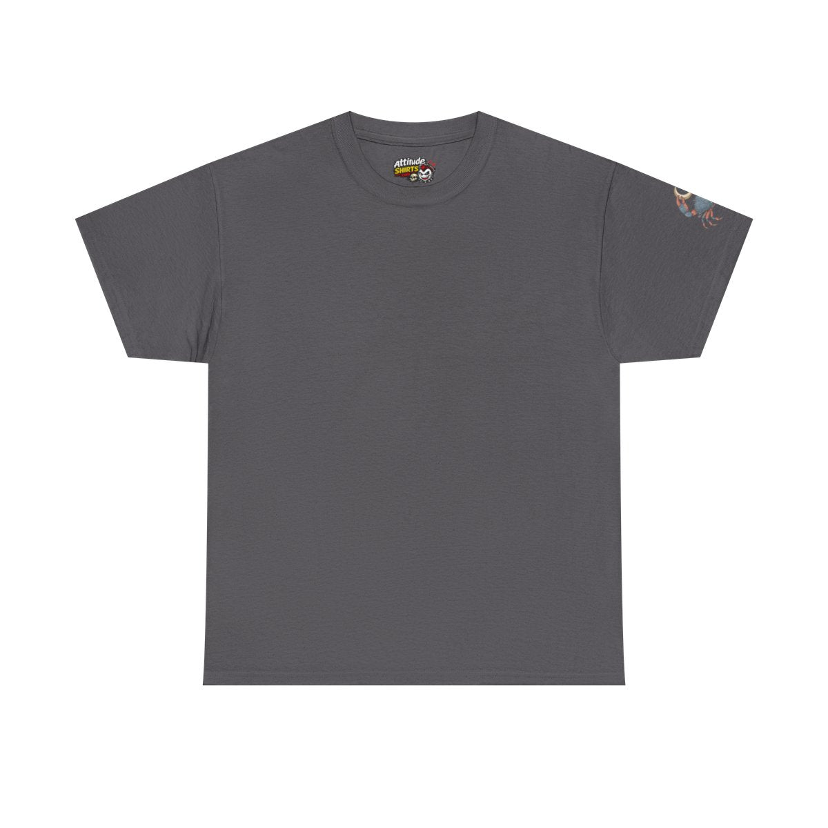 Color: Charcoal | Cancer The Moon Child Crab Premium Graphic Tee