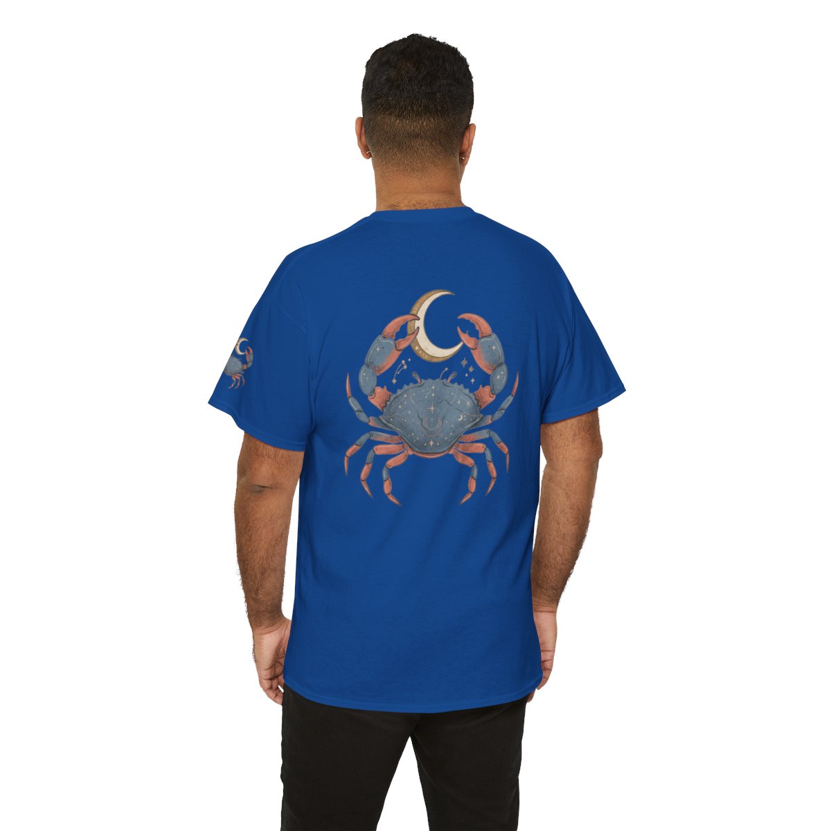 Color: Royal | Cancer The Moon Child Crab Premium Graphic Tee