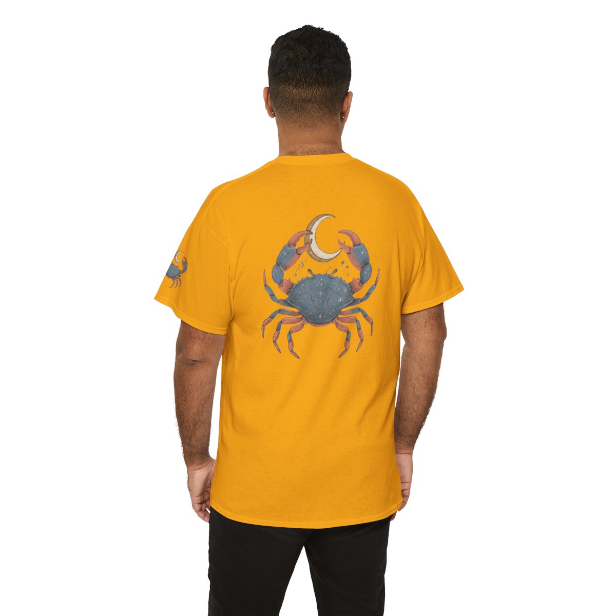 Color: Gold | Cancer The Moon Child Crab Premium Graphic Tee