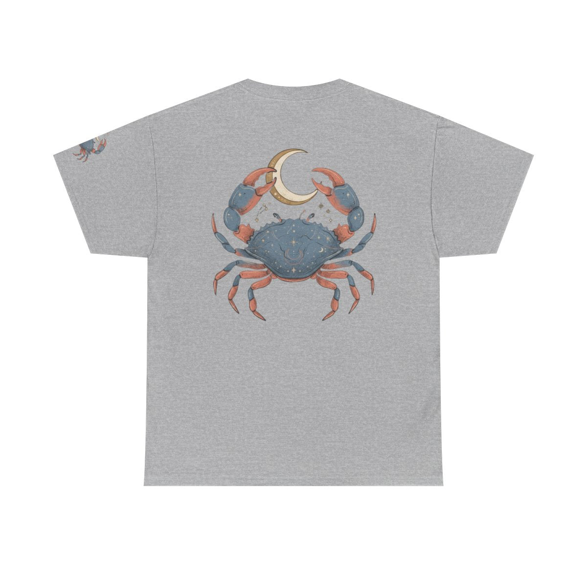 Color: Sport Grey | Cancer The Moon Child Crab Premium Graphic Tee