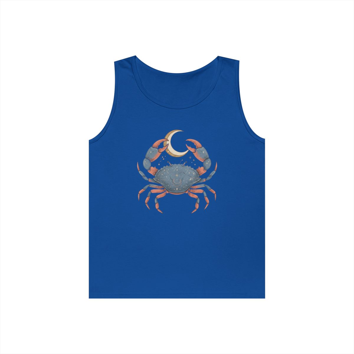 Color: Royal | Cancer The Moon Child Crab Tank Top
