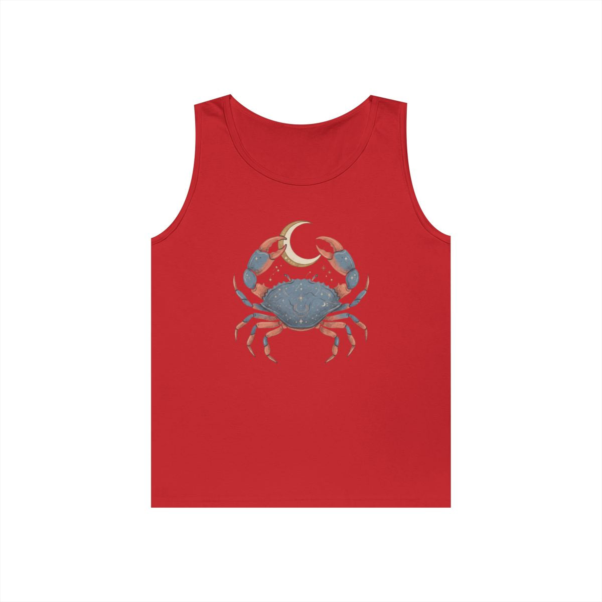 Color: Red | Cancer The Moon Child Crab Tank Top