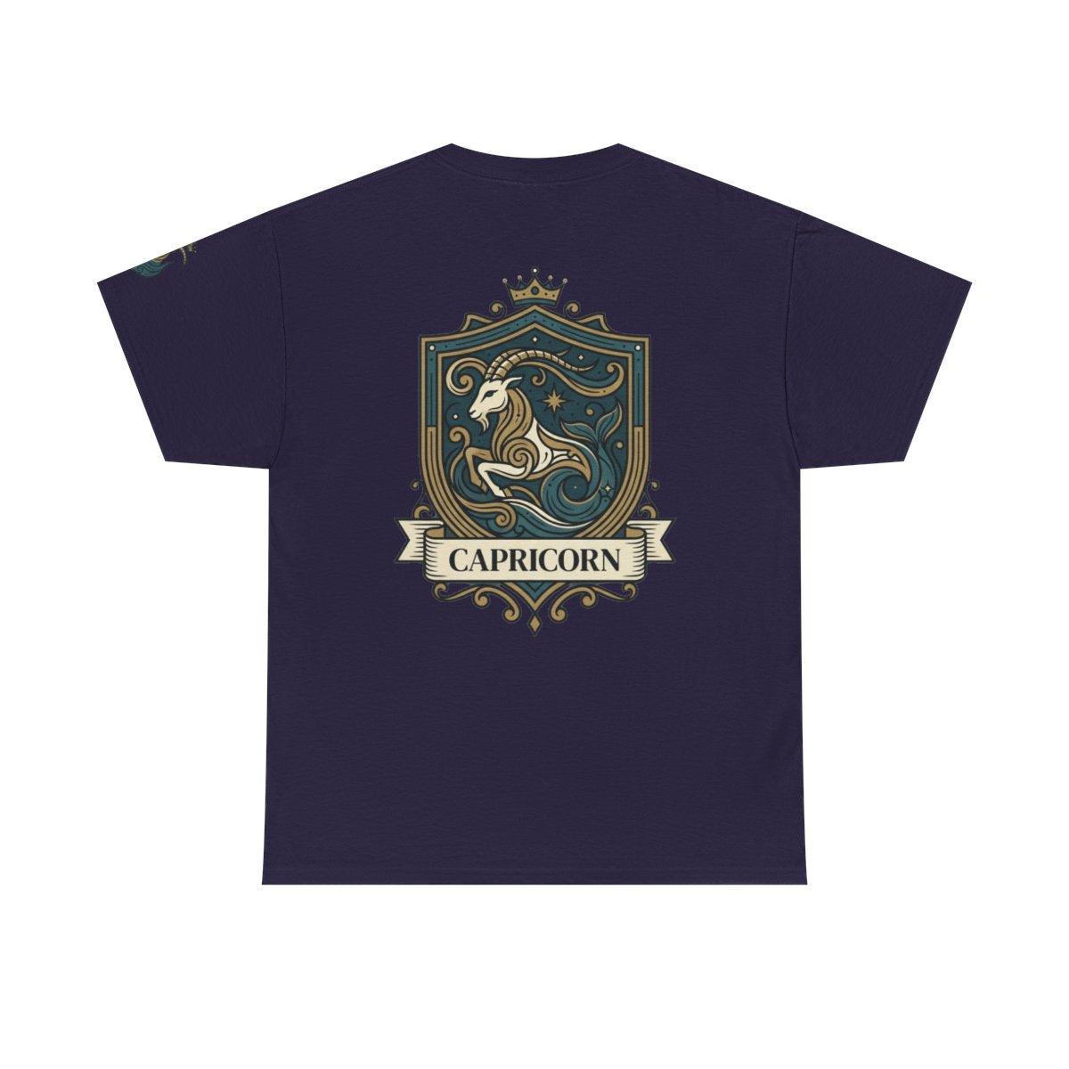Color: Blackberry | Capricorn- The Sea-Goat Crest Premium Graphic Tee