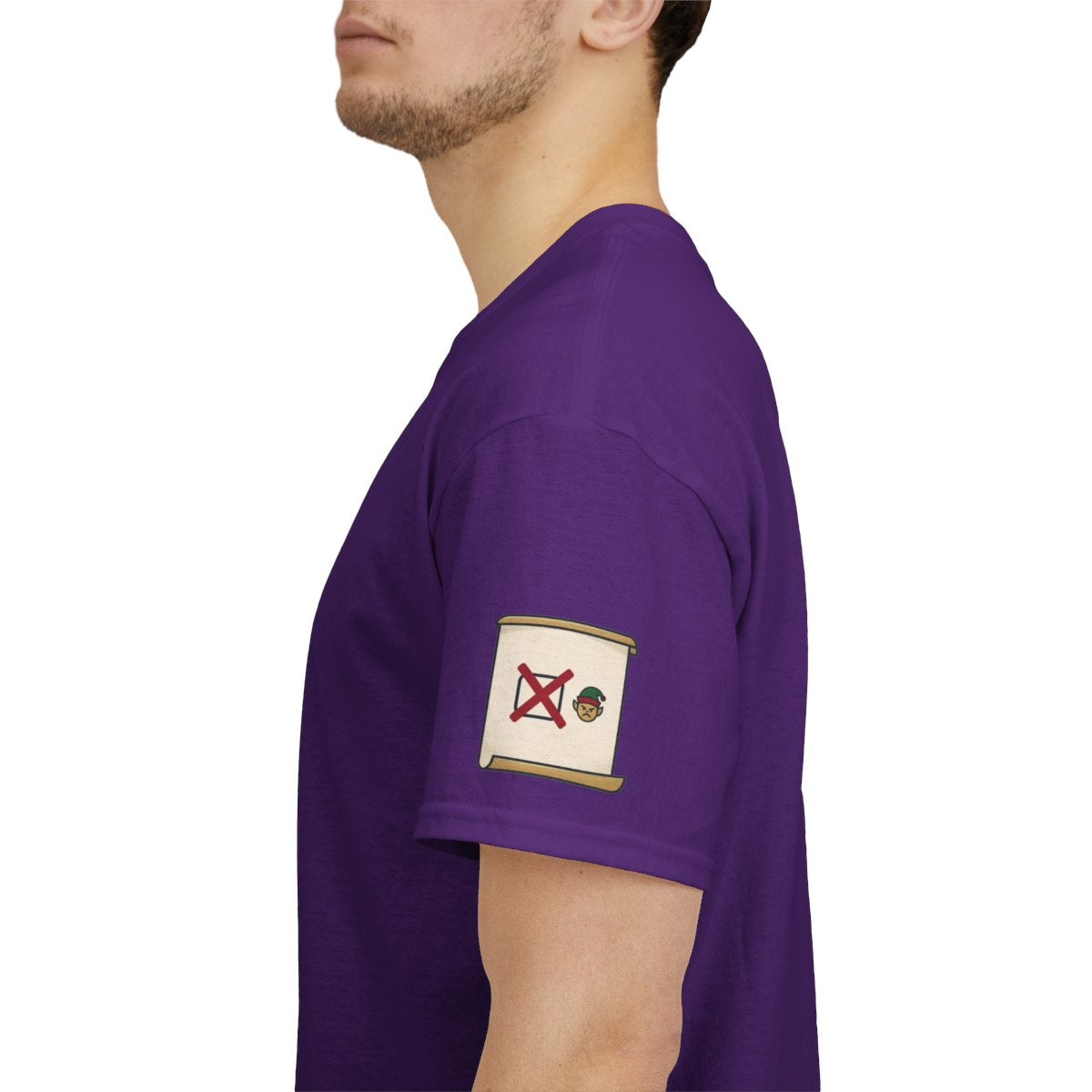 Color: Purple | Checking It Twice Premium Graphic Tee