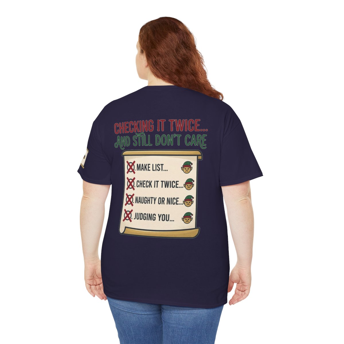 Color: Blackberry | Checking It Twice Premium Graphic Tee