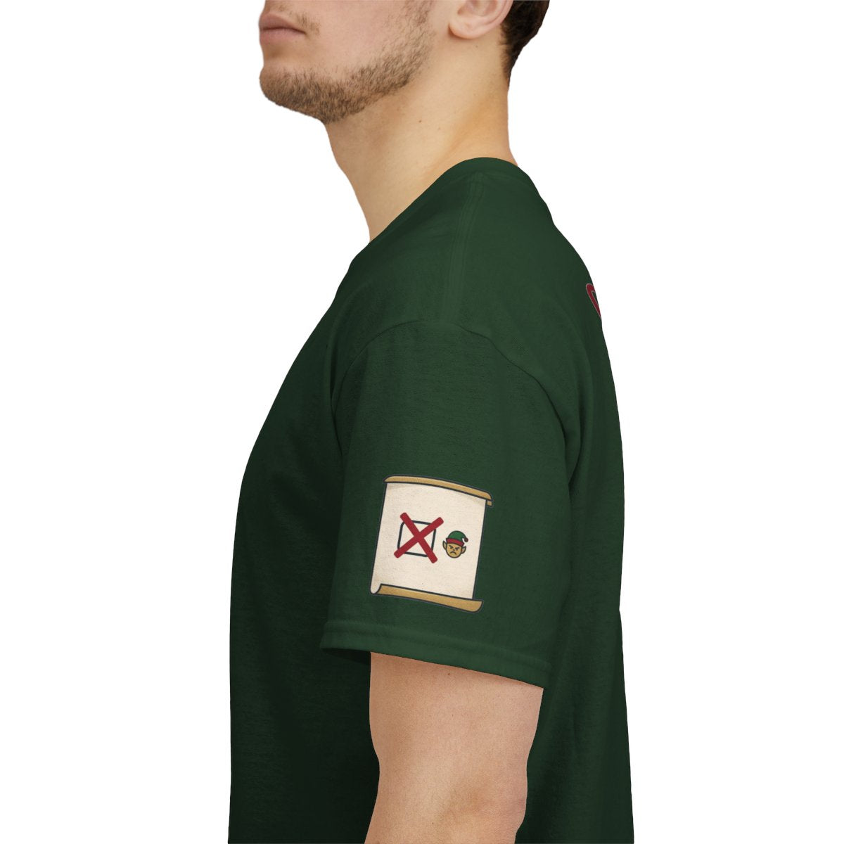 Color: Forest Green | Checking It Twice Premium Graphic Tee