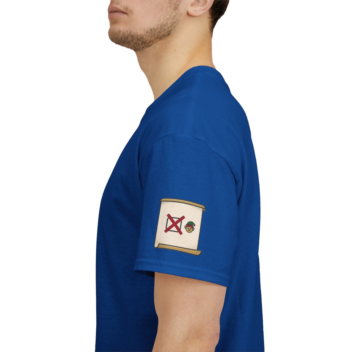 Color: Royal | Checking It Twice Premium Graphic Tee
