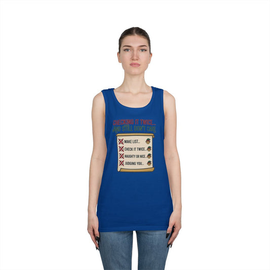 Color: Royal | Checking It Twice Tank Top