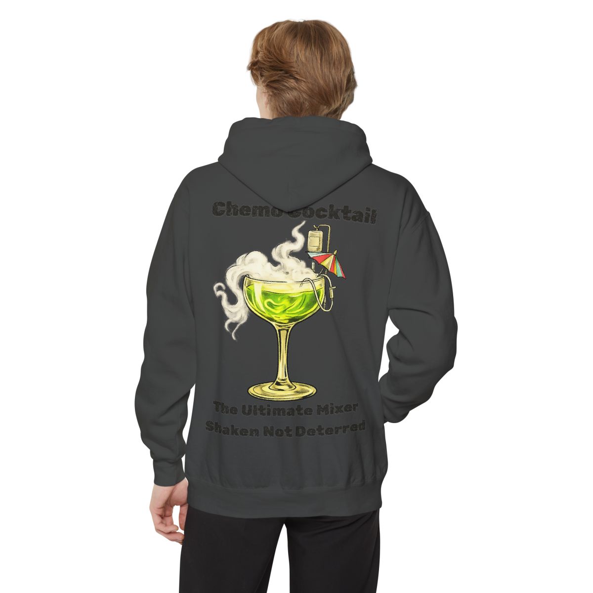 Color: Pepper | Chemo Cocktail Garment-Dyed Hoodie