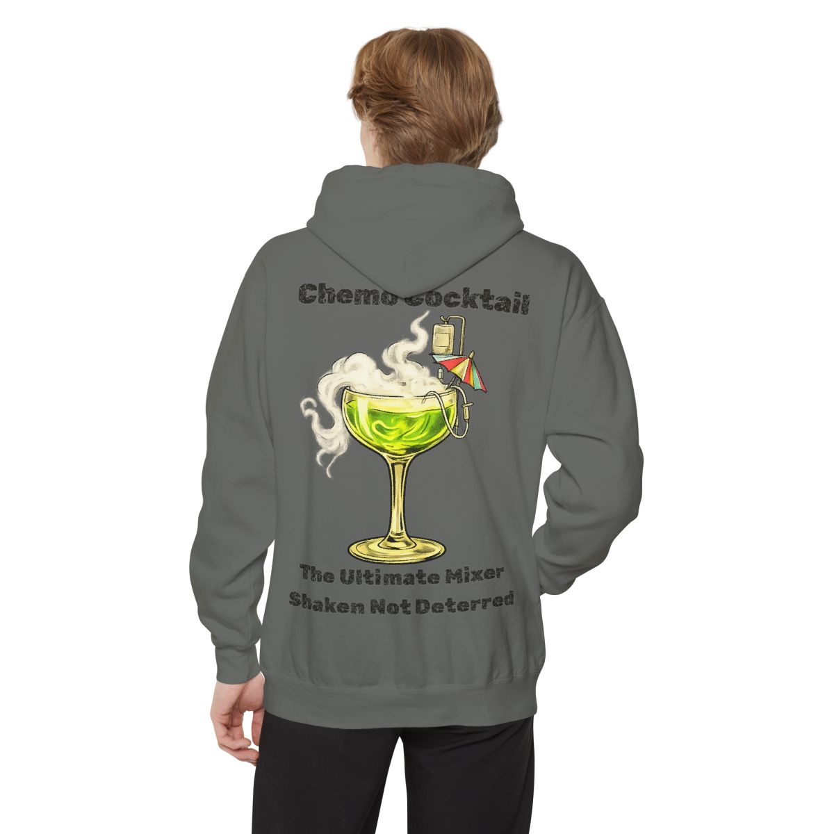Color: Grey | Chemo Cocktail Garment-Dyed Hoodie