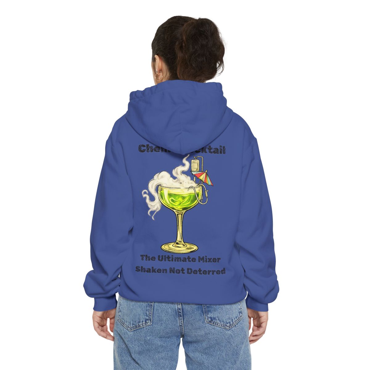 Color: Flo Blue | Chemo Cocktail Garment-Dyed Hoodie