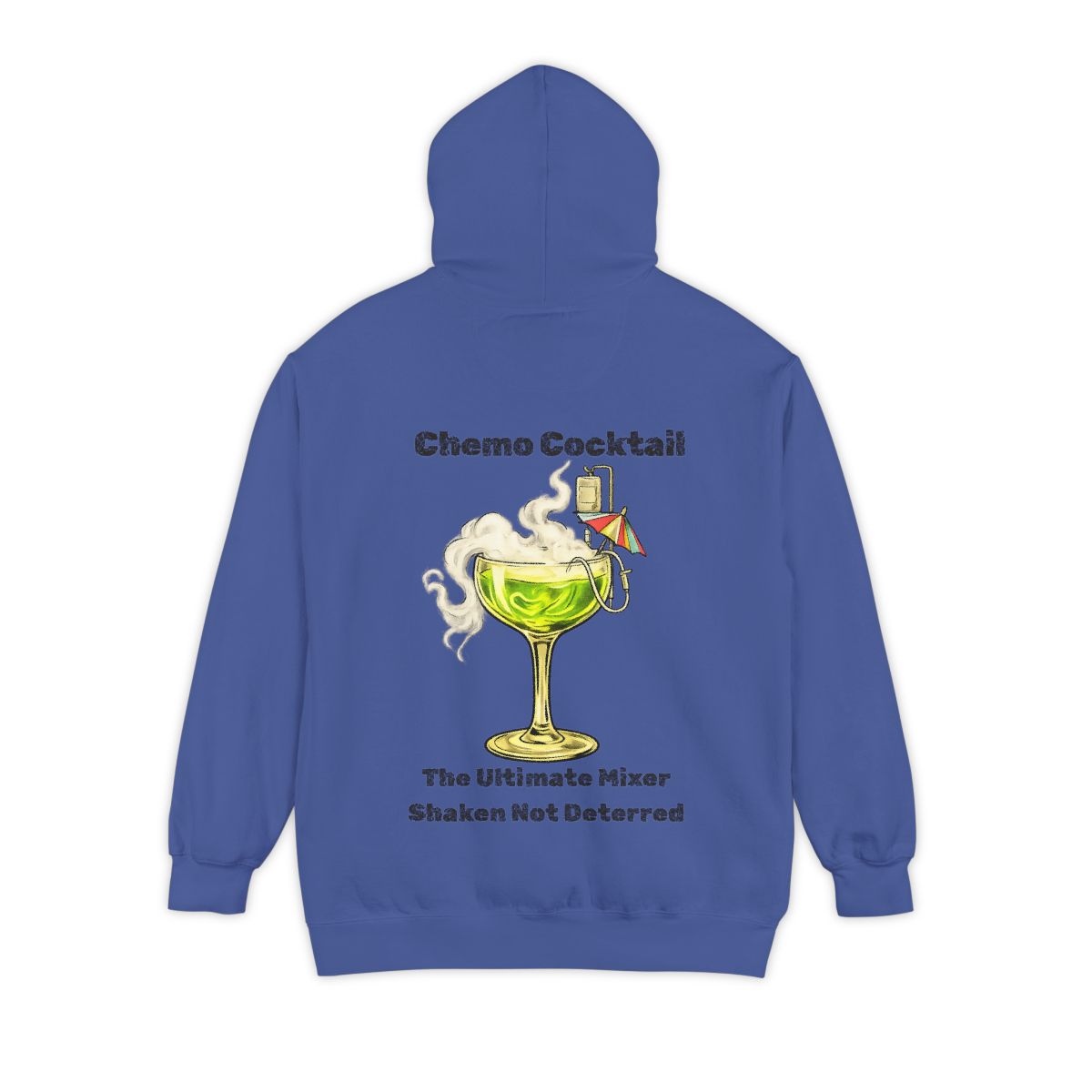 Color: Flo Blue | Chemo Cocktail Garment-Dyed Hoodie
