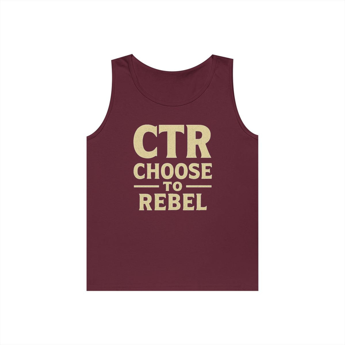 Color: Maroon | Choose to Rebel Tank Top