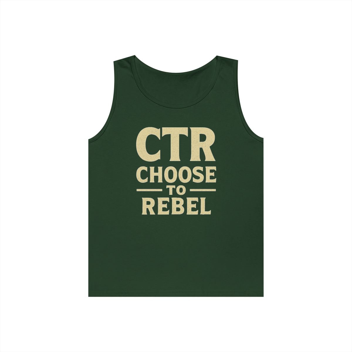 Color: Forest Green | Choose to Rebel Tank Top