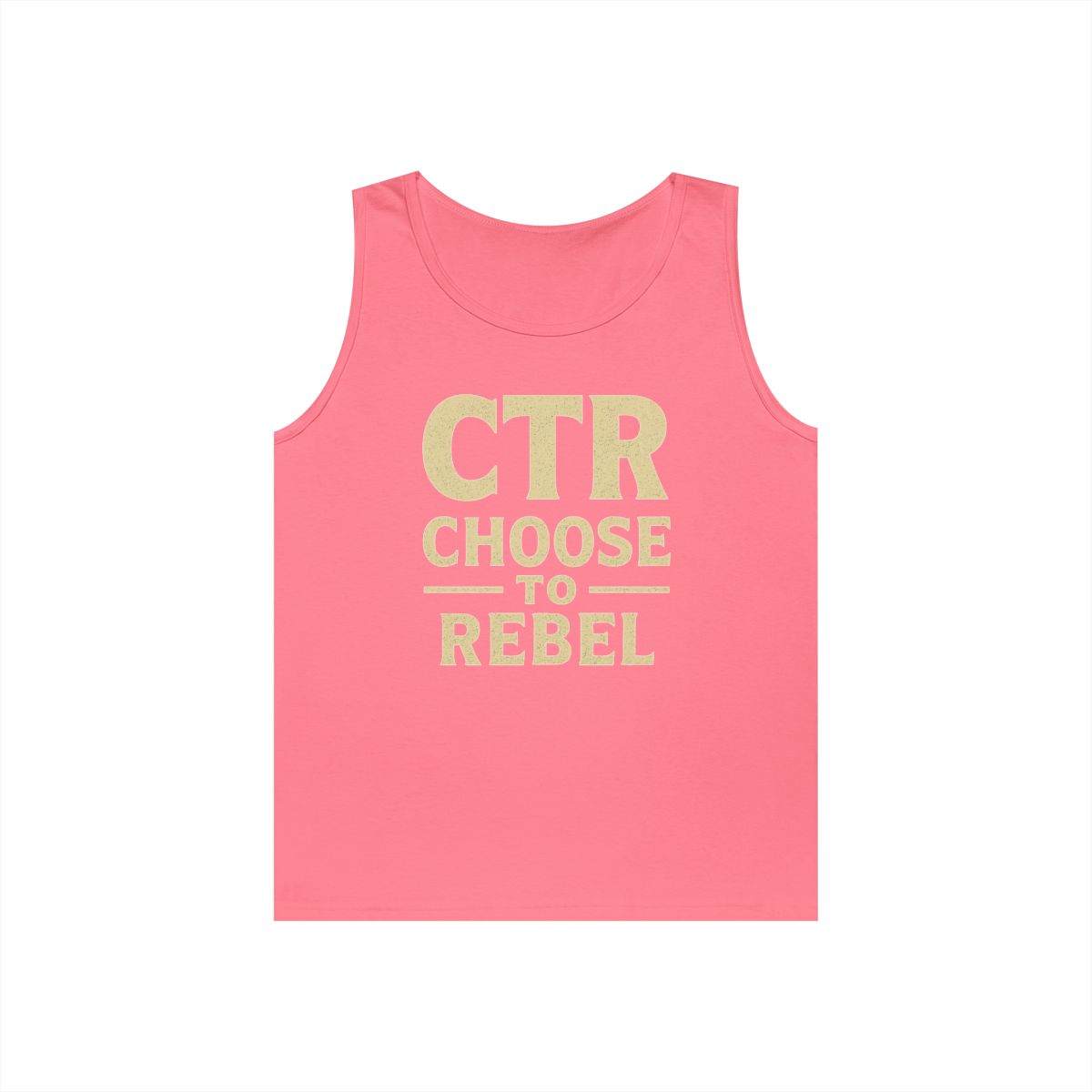 Color: Safety Pink | Choose to Rebel Tank Top