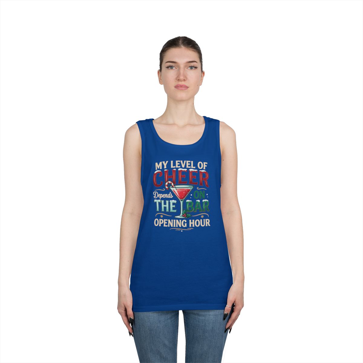 Color: Royal | Christmas Cheer Tank Top