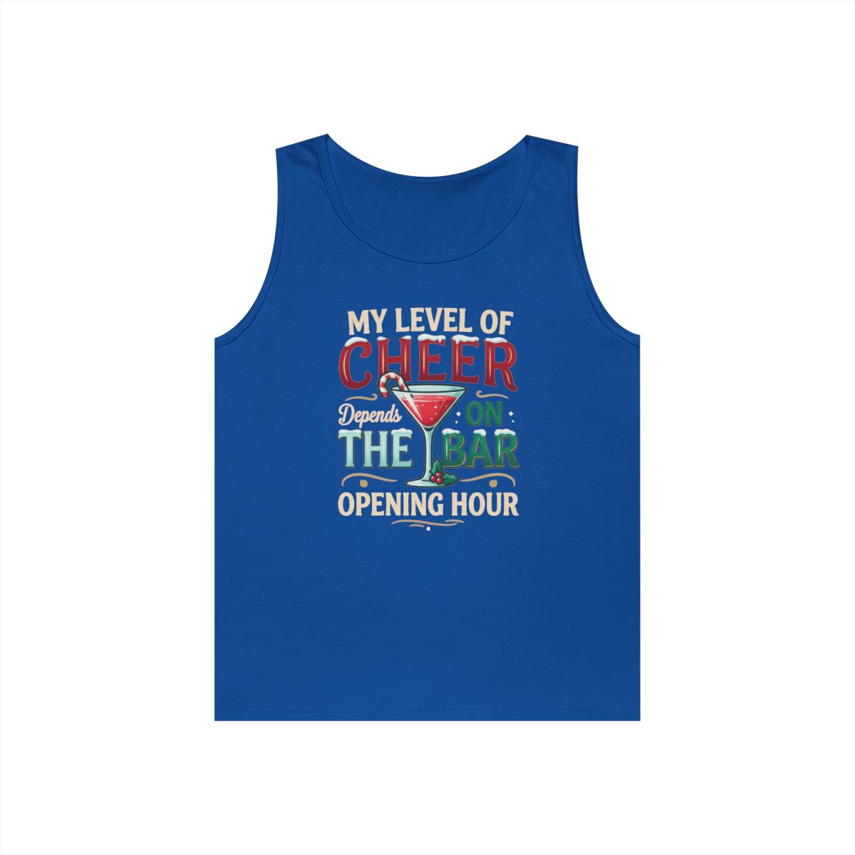 Color: Royal | Christmas Cheer Tank Top
