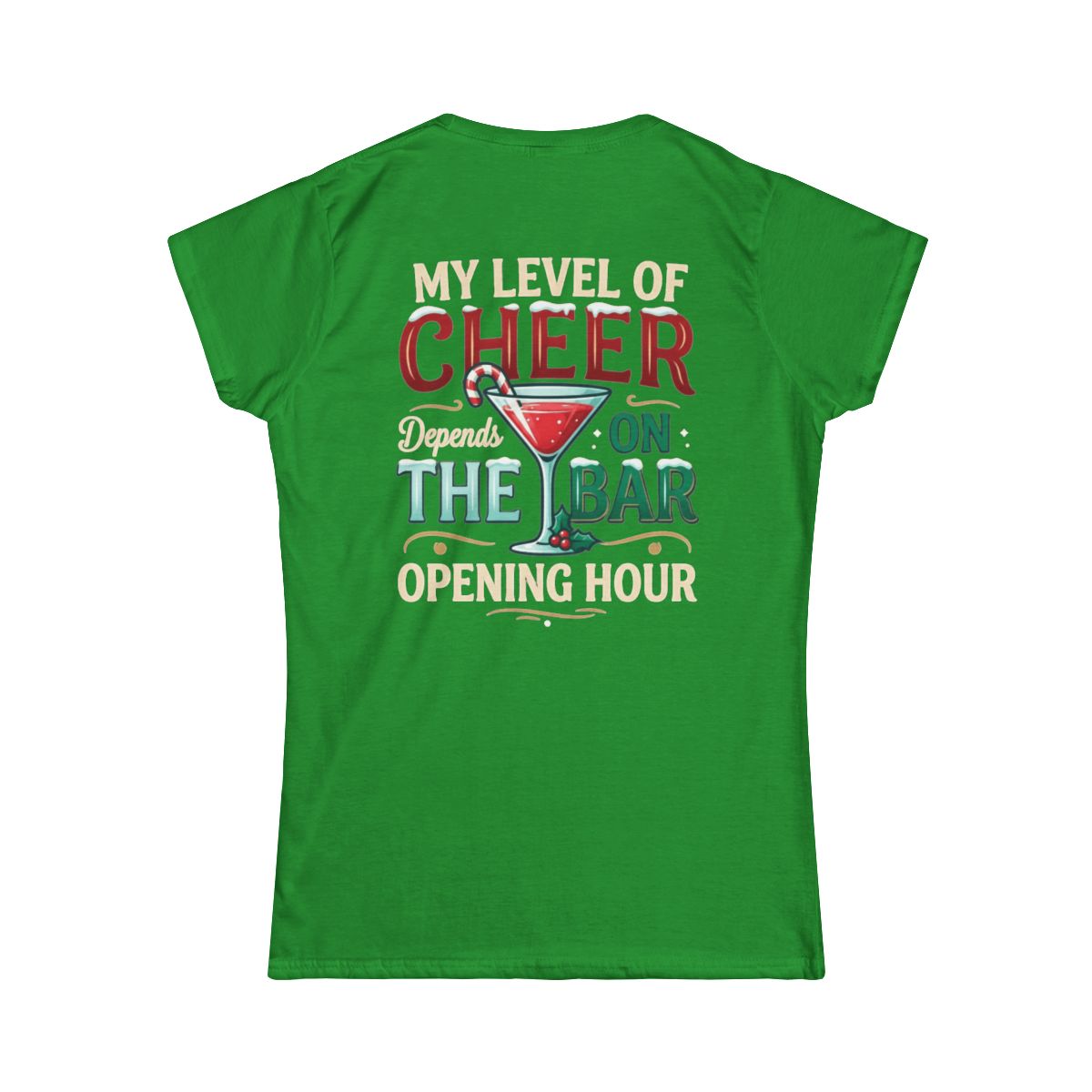 Color: Irish Green | Christmas Cheer Women's Tee