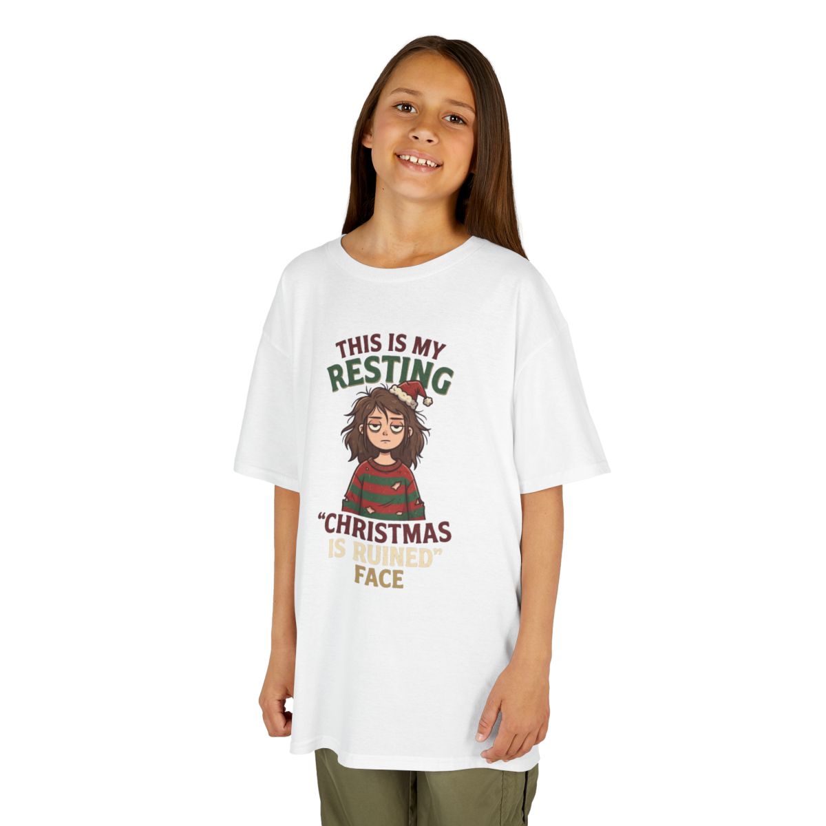 Color: White | Christmas Is Ruined Kids Tee