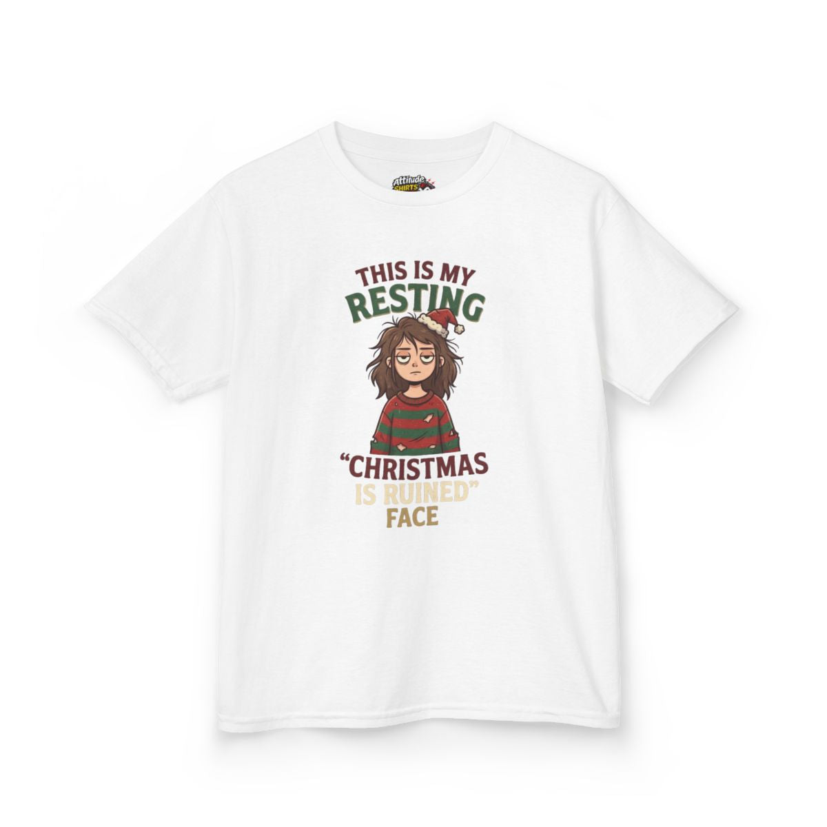 Color: White | Christmas Is Ruined Kids Tee