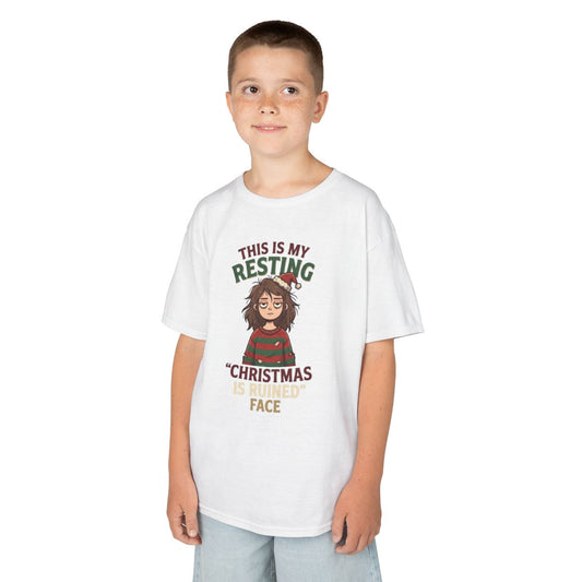 Color: White | Christmas Is Ruined Kids Tee