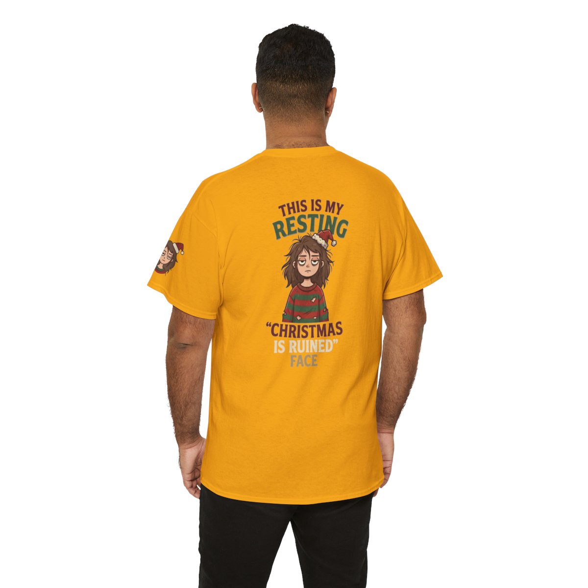 Color: Gold | Christmas Is Ruined Premium Graphic Tee