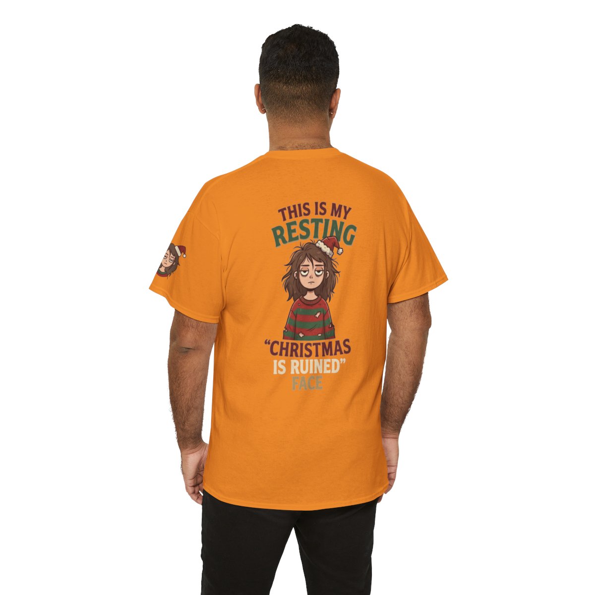 Color: Tennessee Orange | Christmas Is Ruined Premium Graphic Tee