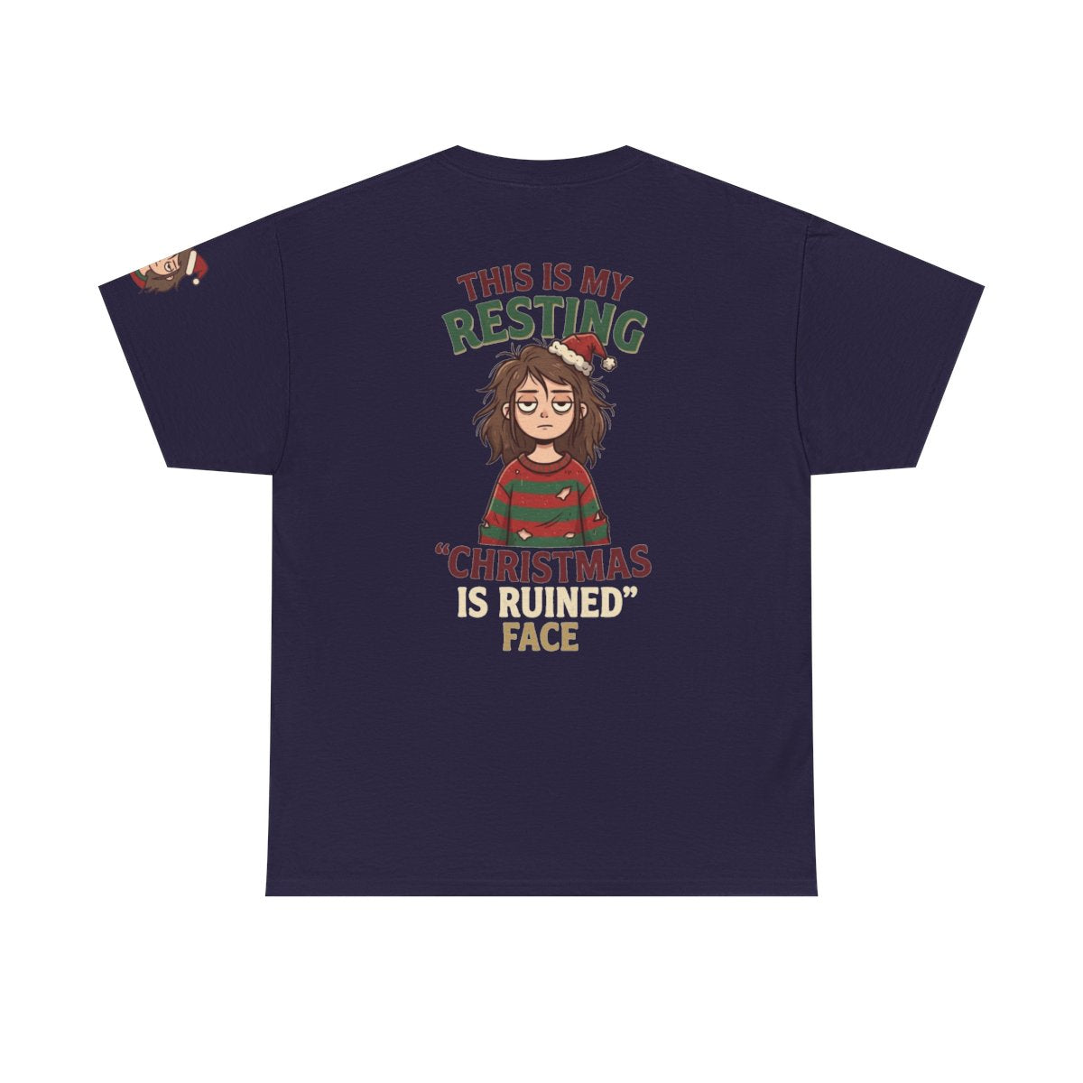 Color: Blackberry | Christmas Is Ruined Premium Graphic Tee