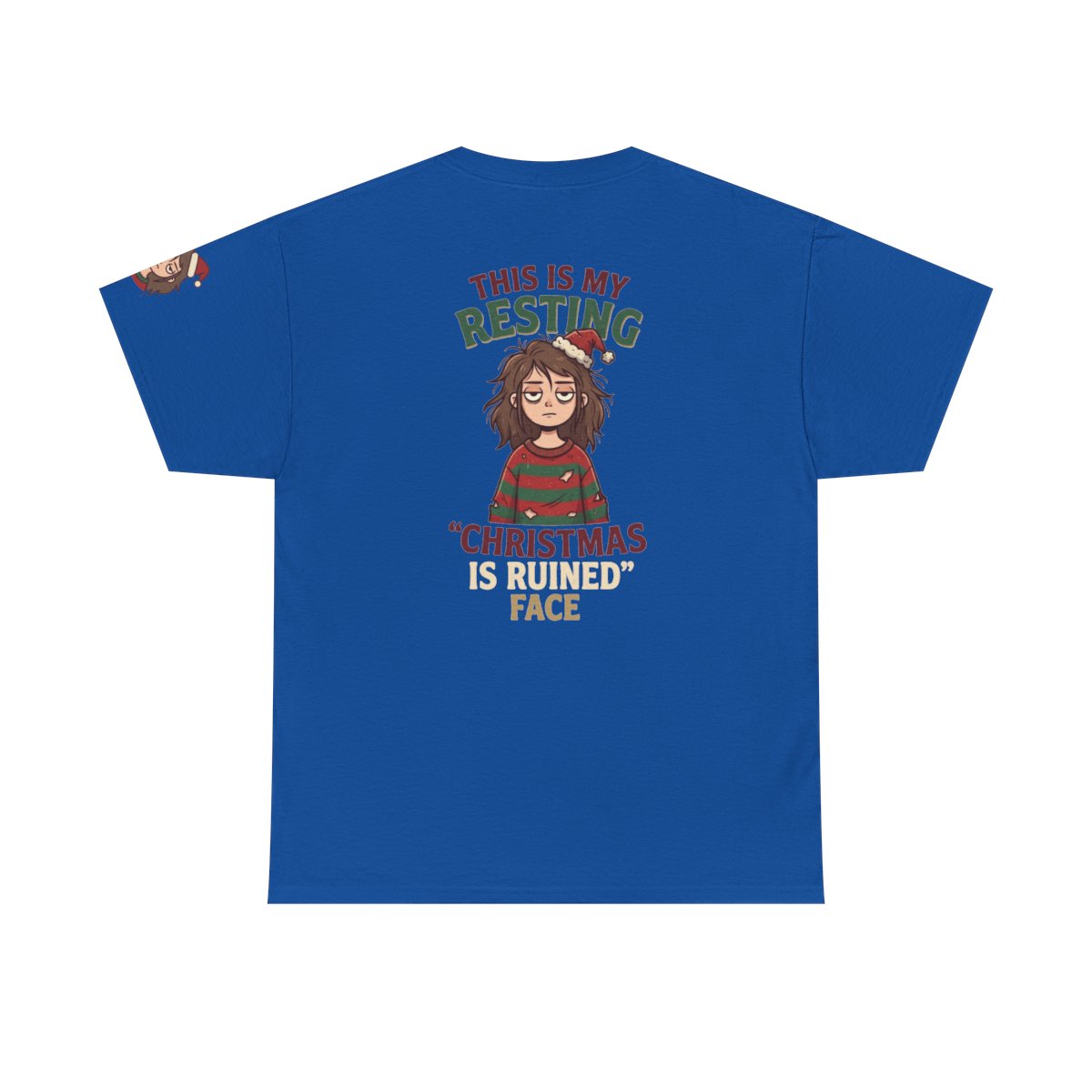 Color: Royal | Christmas Is Ruined Premium Graphic Tee