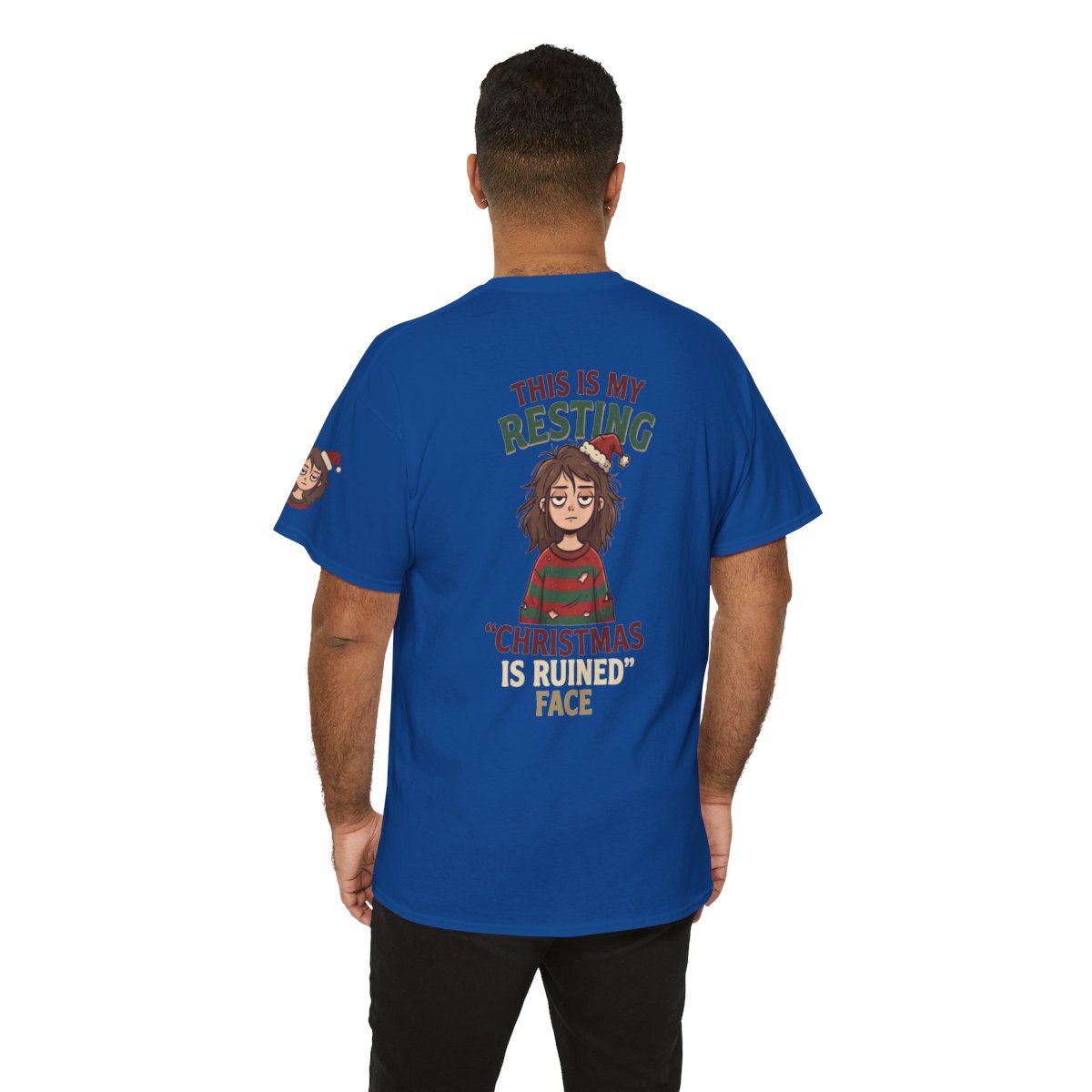 Color: Royal | Christmas Is Ruined Premium Graphic Tee