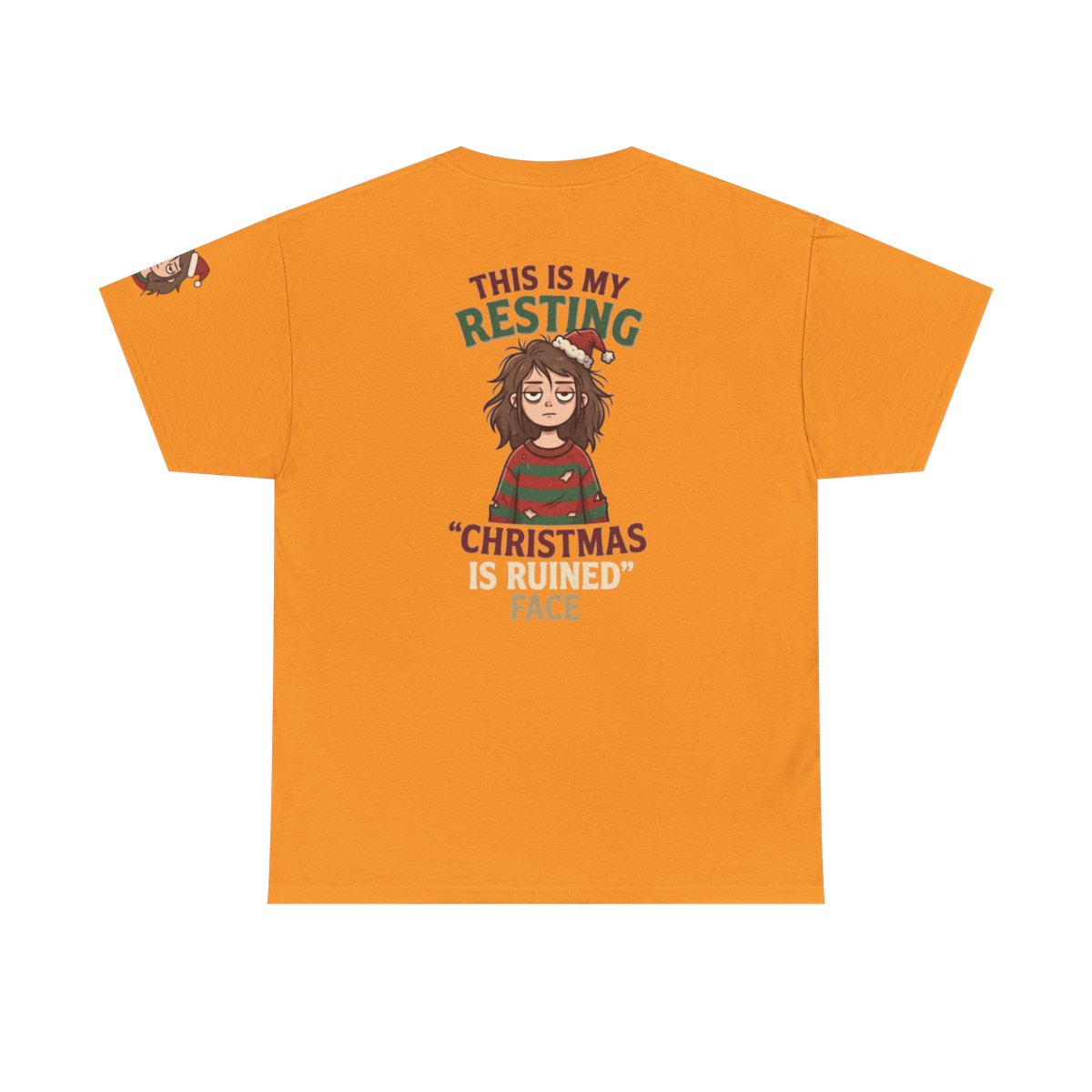 Color: Tennessee Orange | Christmas Is Ruined Premium Graphic Tee