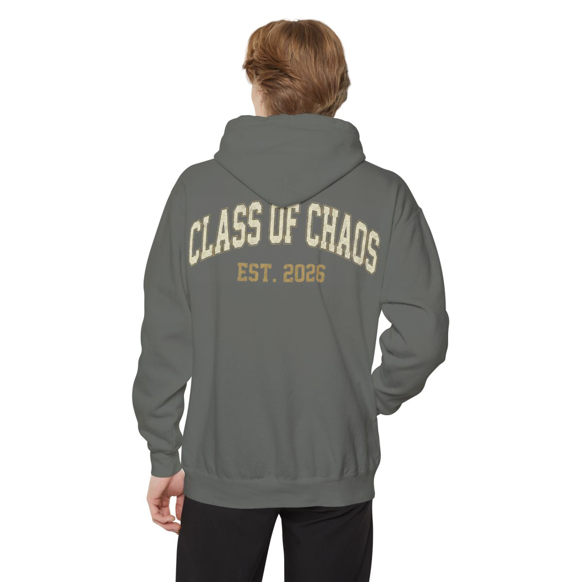 Color: Grey | Class of Chaos Garment-Dyed Hoodie
