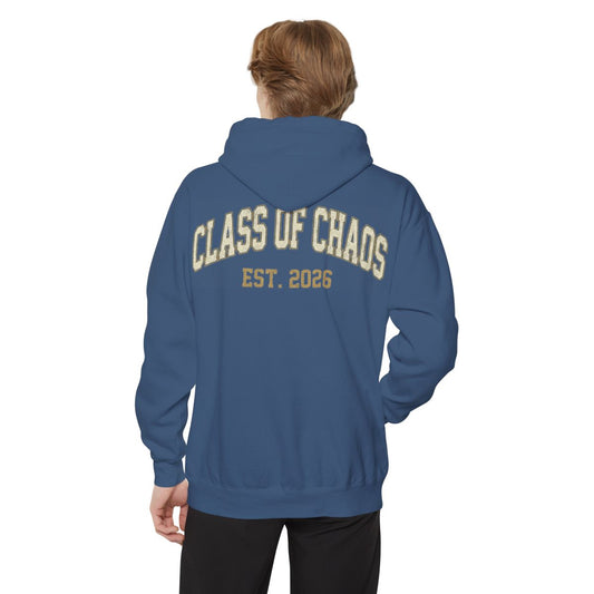 Color: True Navy | Class of Chaos Garment-Dyed Hoodie