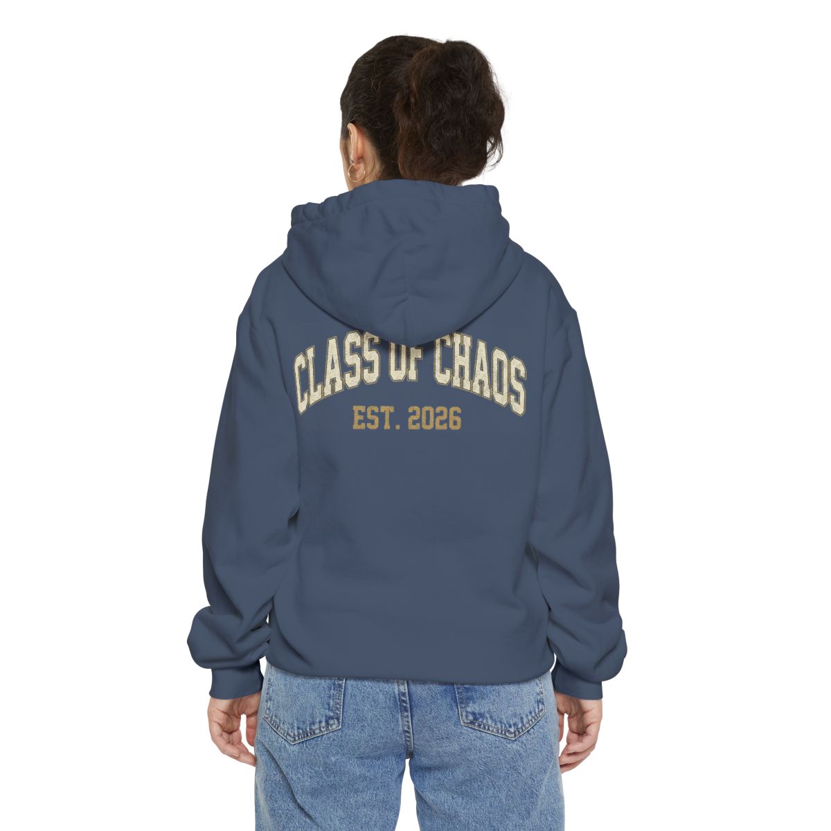Color: Denim | Class of Chaos Garment-Dyed Hoodie
