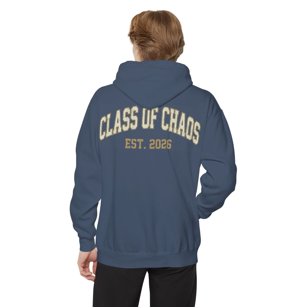 Color: Denim | Class of Chaos Garment-Dyed Hoodie