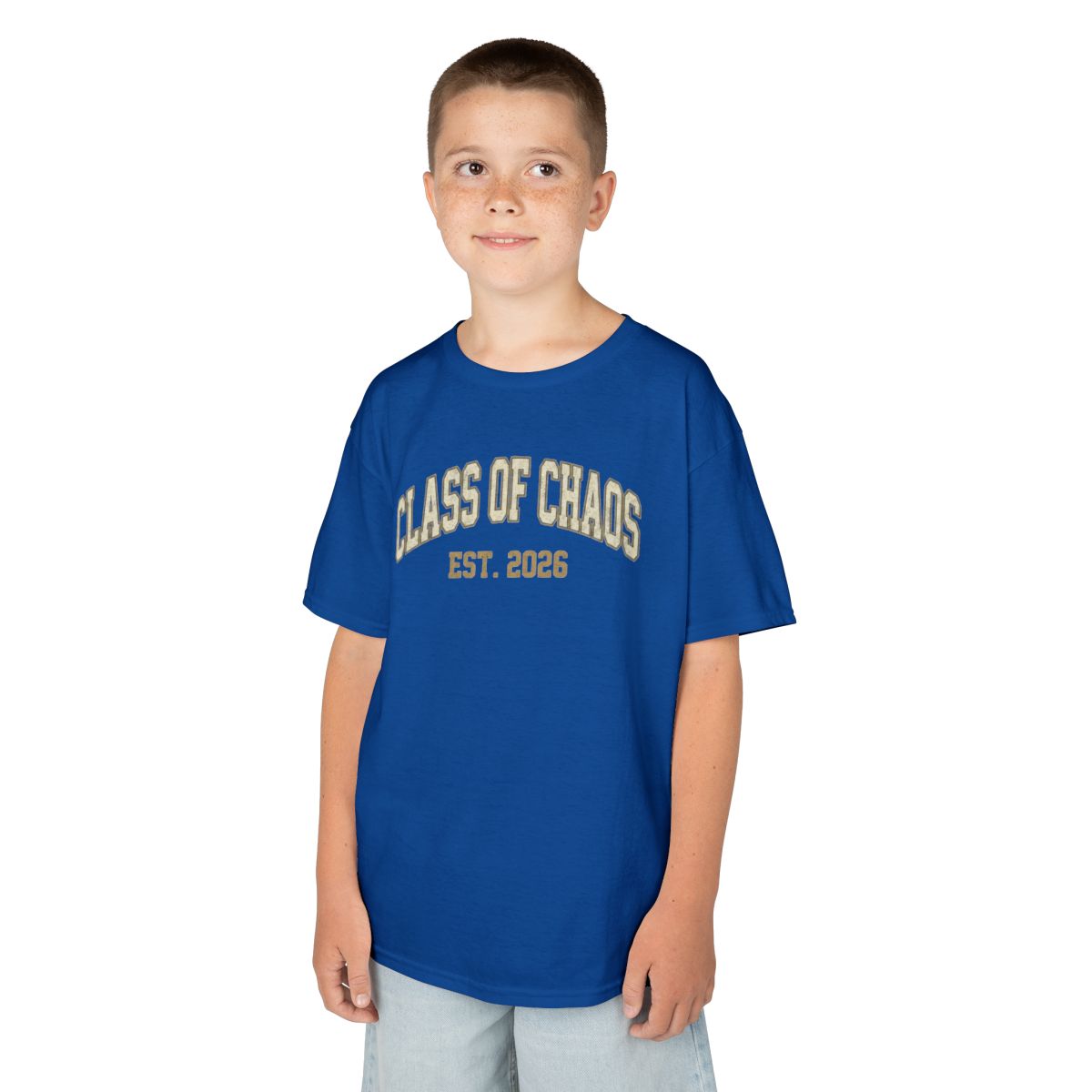 Color: Royal | Class of Chaos Kids Tee