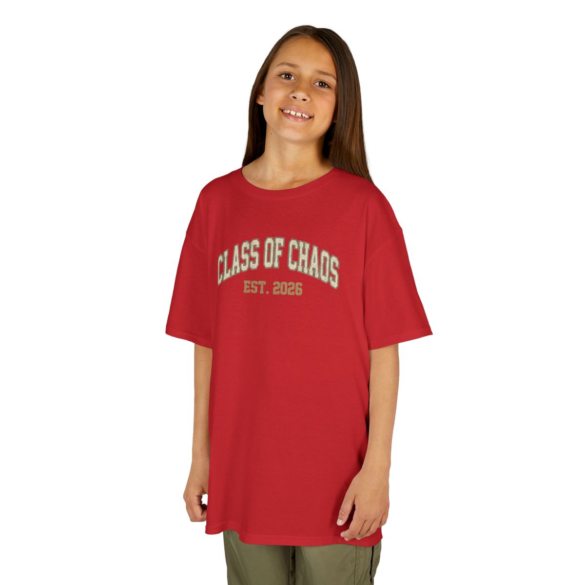Color: Red | Class of Chaos Kids Tee
