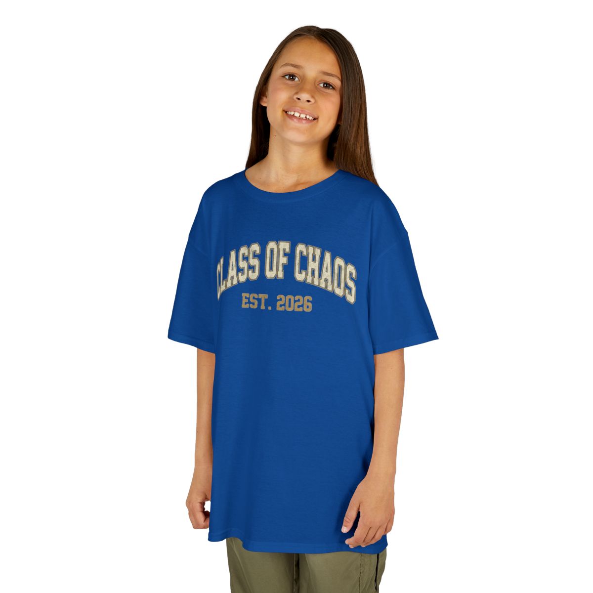 Color: Royal | Class of Chaos Kids Tee